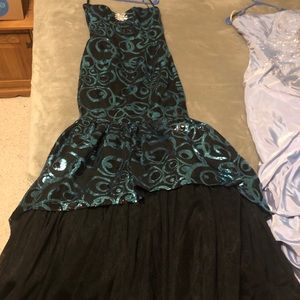 Strapless, mermaid prom dress